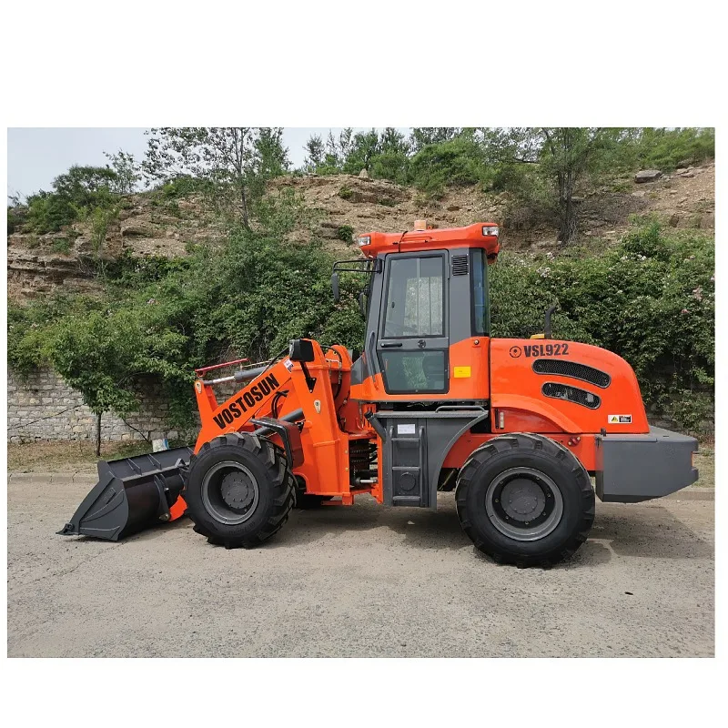 High Efficiency 3 Ton 5 Tons Hydraulic Wheel Loader With Grass Fork (1600755970228)