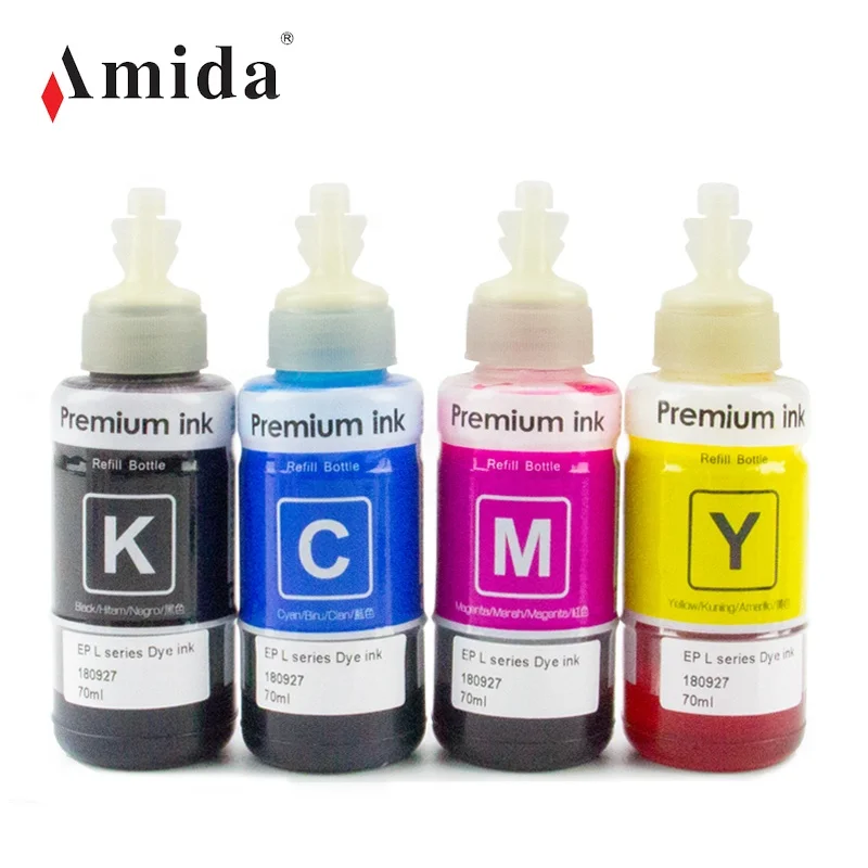 Amida Compatible Dye Ink T664 for L405 L455 L475 L565 L606 L656 Series Printer T664 Ink