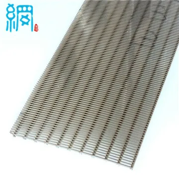 Клиновые проволочные экранные панели из нержавеющей стали для вибрационных