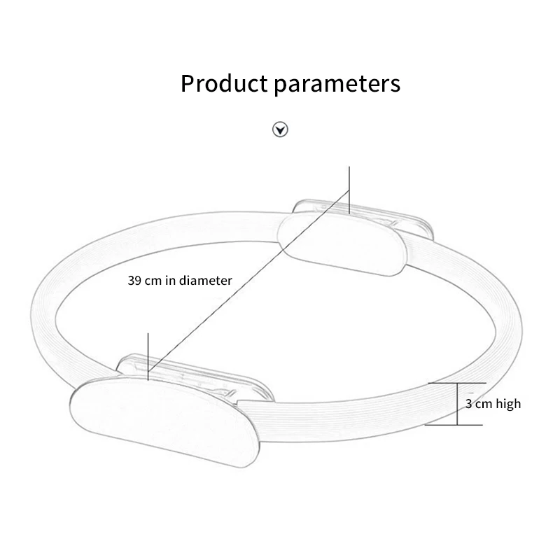 2020 Yoga Ring Sports Training Ring Women Fitness Accessories Kinetic Resistance Circle Comfortable Portable Yoga Pilates Circle