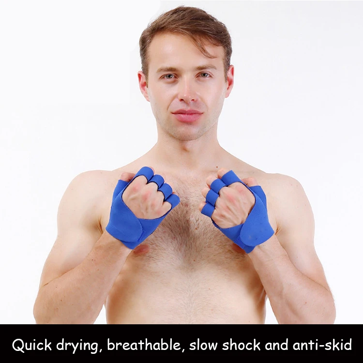 Wholesale workout weightlifting cycling outdoor gym exercise shockproof sports fitness gloves for protection