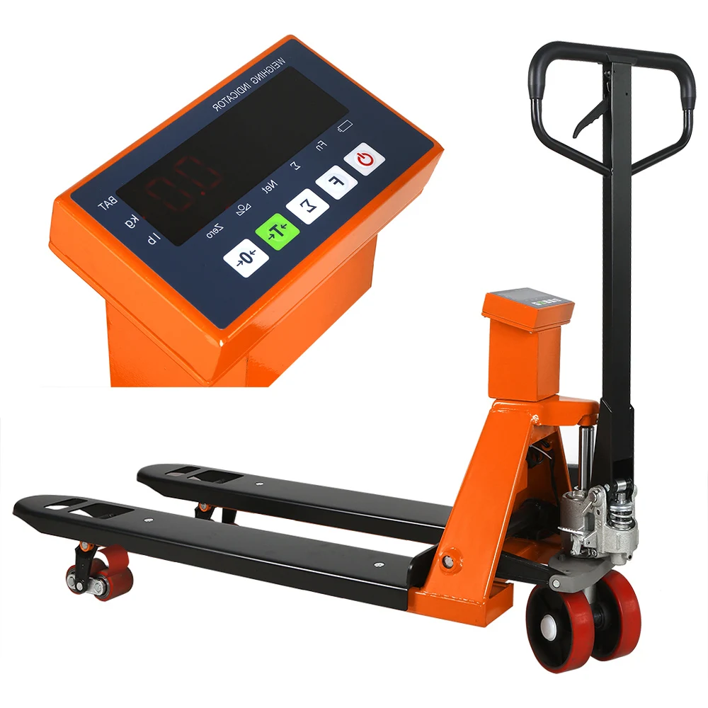 Industrial Materials Handling Equipment Hand Pallet Truck Electric Pallet Jack with Scale
