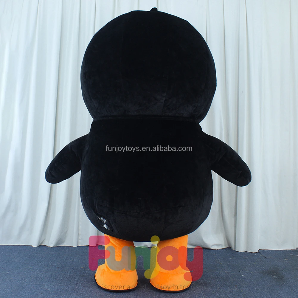 Wholesale Realistic Penguin Mascot Costume Inflatable Plush Material for Outdoor Parties and Games Fancy Dress Party Game
