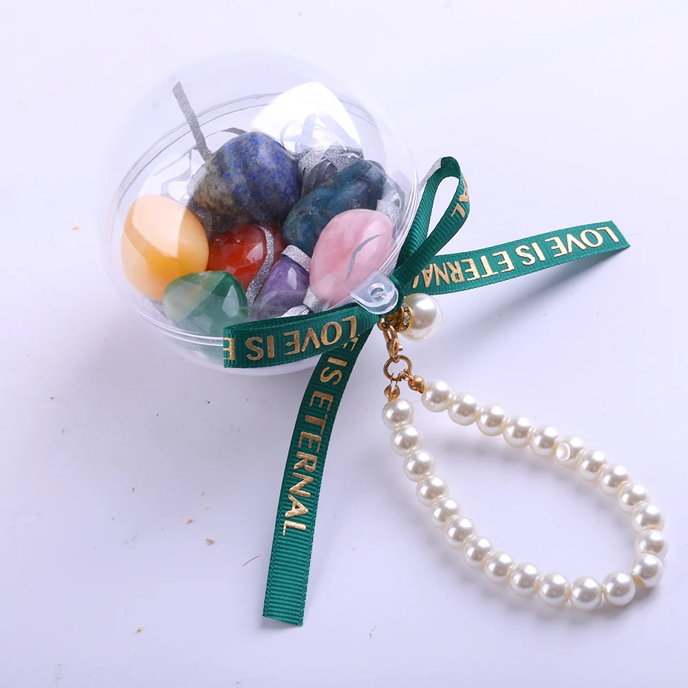 Seven Chakra Stone 7 Colors Set Yoga Chakra Irregular Reiki Healing Crystals Stone Polished Individual Stones House Decor