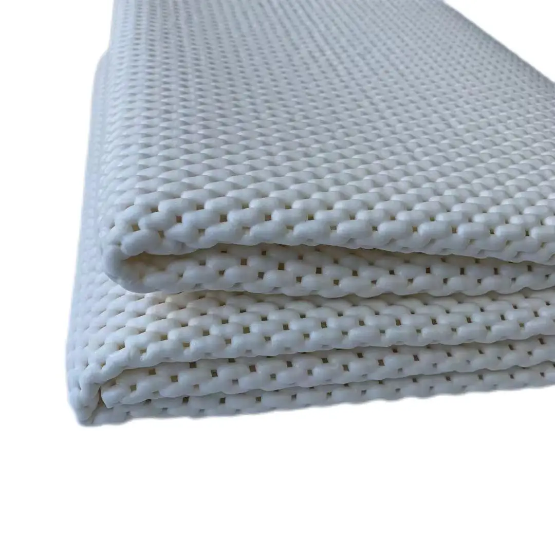 non-slip rug pad anti slip carpet underlay  Waterproof and machine washable  reusable PVC Foam Mat with high weight gird liner