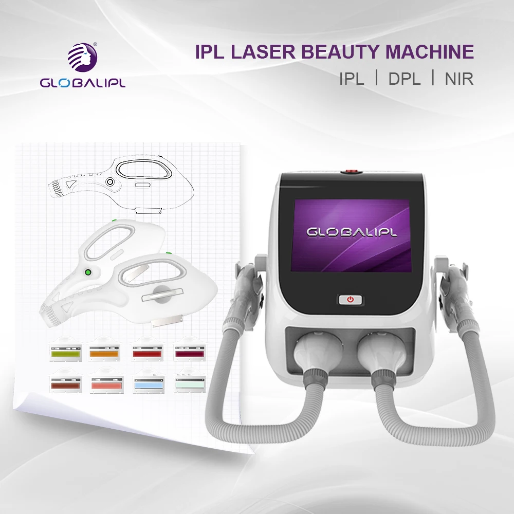 ipl machine with cooling GLOBALIPL Suitable for salon use ipl dpl hair removal and whitening machine