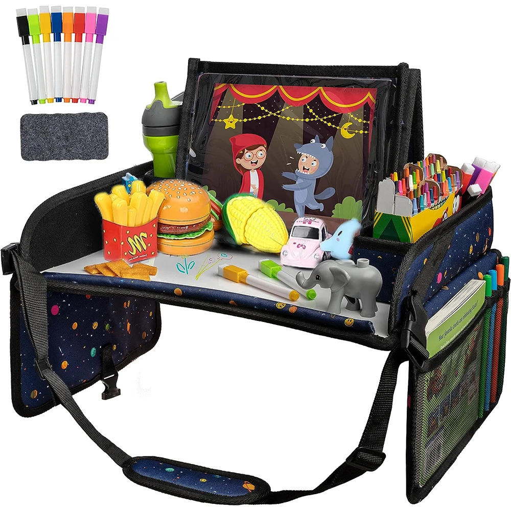 Factory made Car Seat Organizer Kids Travel Tray for Kids Toddlers Activities in Car Seat