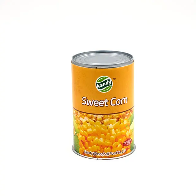 7113# Wholesale Food Grade Recyclable 425g Empty Metal Tin Can for Food Canned Food Sweet Corn