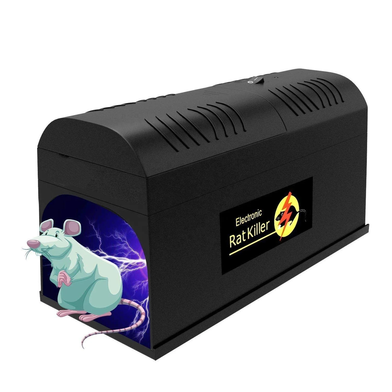 
EPA Indoor Outdoor High Voltage Electronic Rodent Killer Humane Electric Shock Mouse Trap for Hunting Mice Rat Mole Vole Marten  (60511280950)