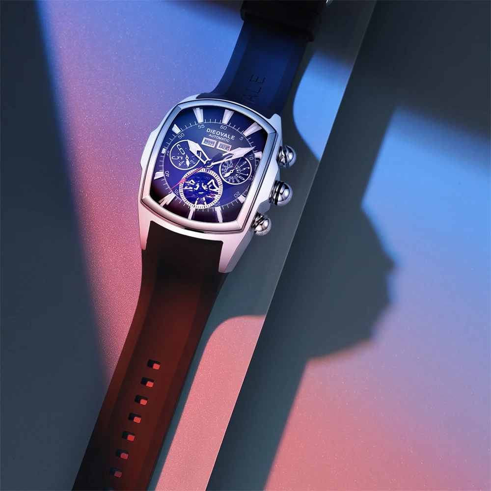 Premium Custom Mechanical Watch Chronograph 5ATM Water Resistant Luxury Man Wrist Watches For Men Dress