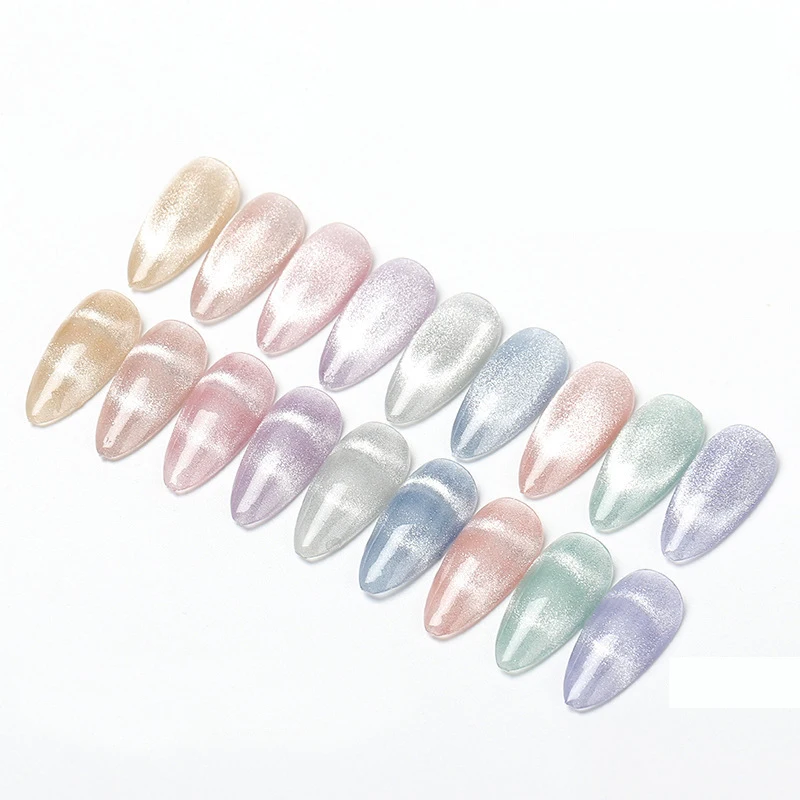
Private Label OEM Glitter UV DND Cat Eye Gel Nail Polish Kit Bottle Set For Nails 