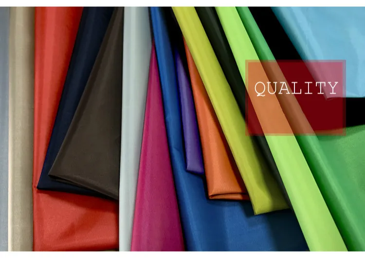 Silver Coated Ultra Thin Outdoor Waterproof Fabric Water Resistant Fabric For Umbrella Curtain Tent Material