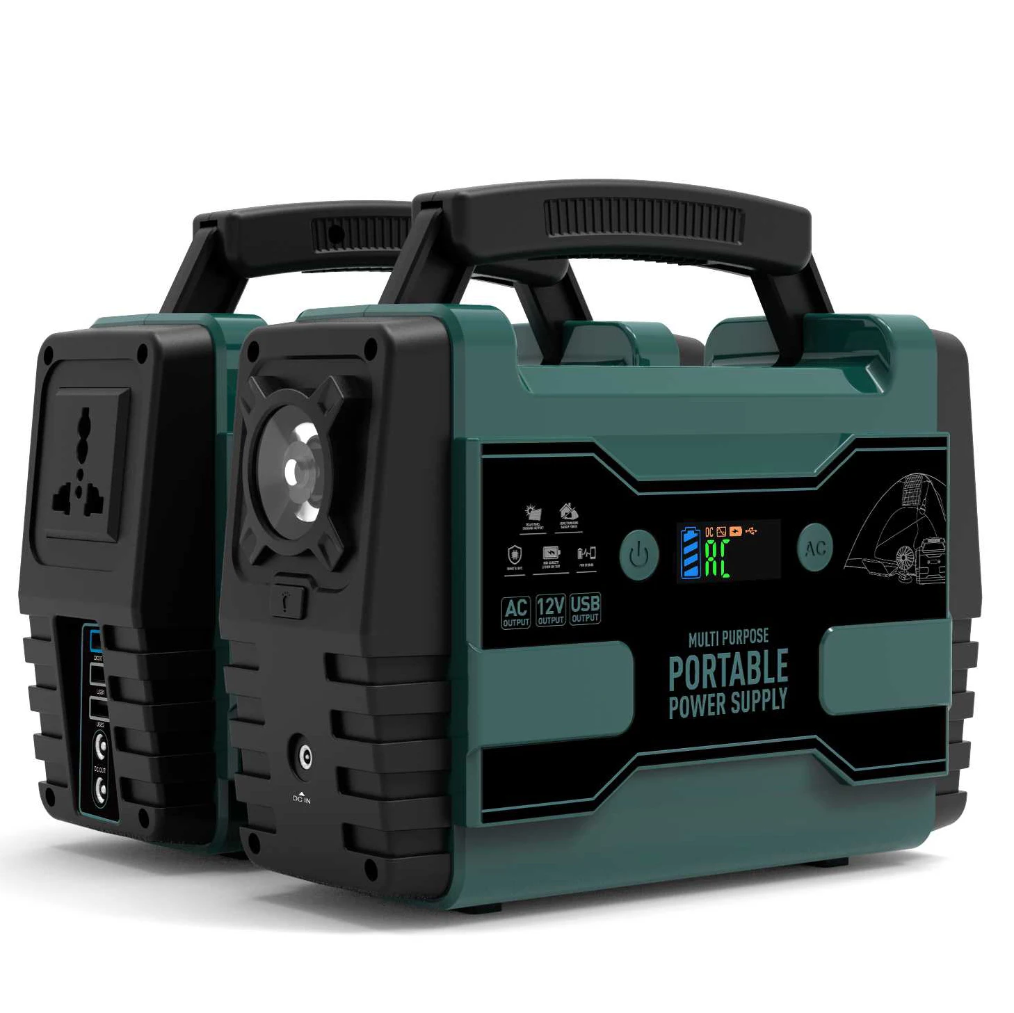 Уличный солнечный генератор на 155Wh передвижная литиевая батарея источник питания для дорог поездок кемпинга походов