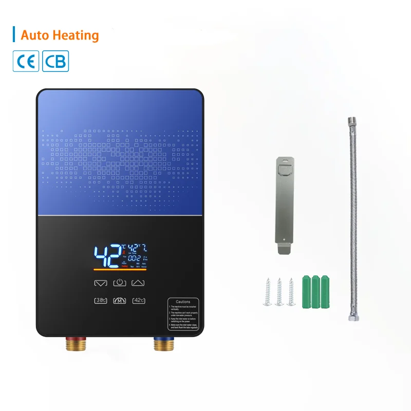 3.5KW-6.5KW 220V 110V High Quality Electric Water Heater for RV Both Shower & Kitchen Instantaneous Hot Water Shower Heater