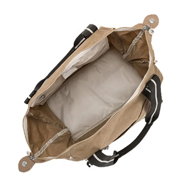 Vintage High Quality Cotton Bag Canvas Customizable Toiletry Travel Duffel Bags Custom Print