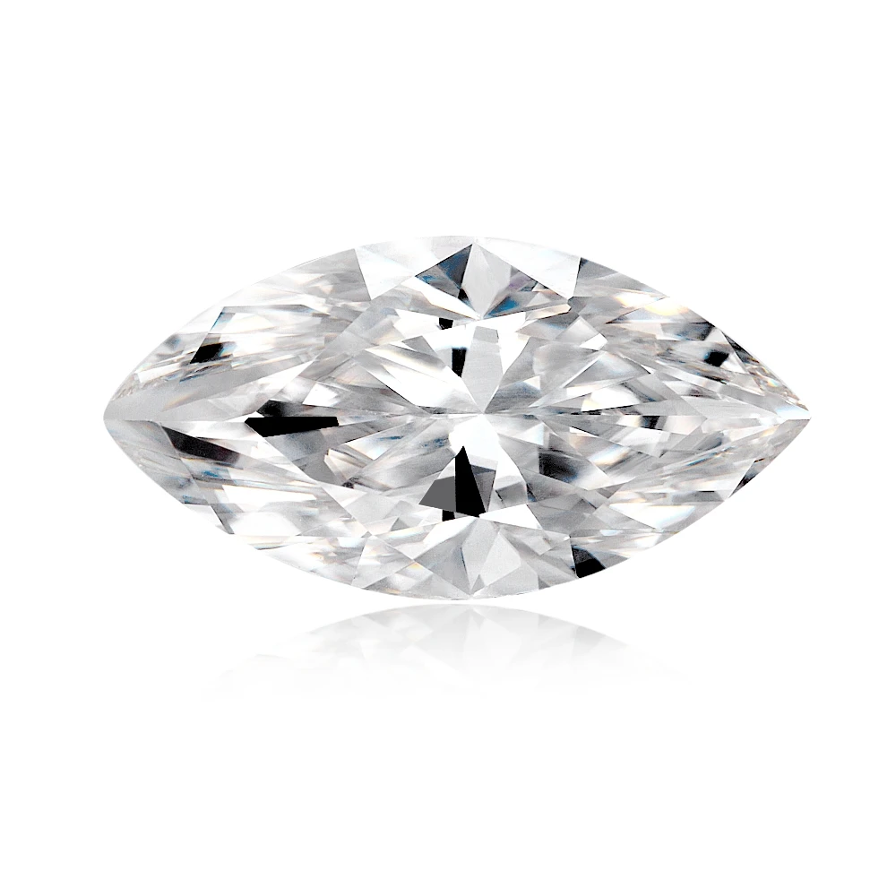 Камни 1,5 мм-14 мм VVS1 GRA Moissanite по оптовой цене, дешевый марквиз вырезанный Муассанит для изготовления ювелирных изделий