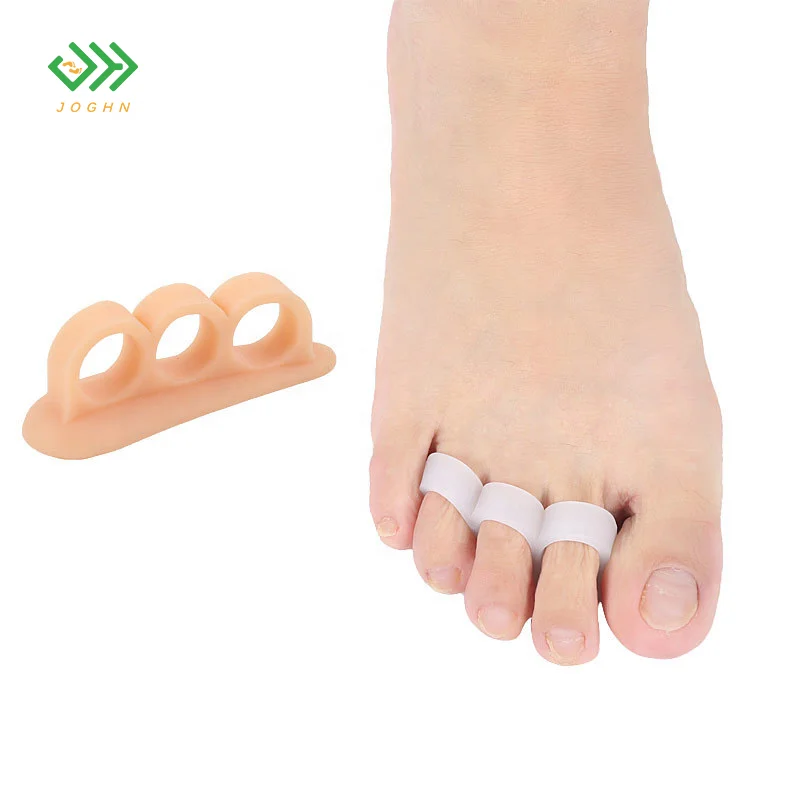 Wholesale Customized Breathable Gel Toe Separators and Bunion Spacers Finger Separator