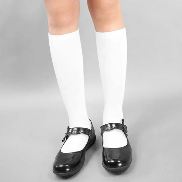 Низкий минимальный заказ дешевые белые Школьные носки для девочек оптовые цены школьные униформа мальчиков