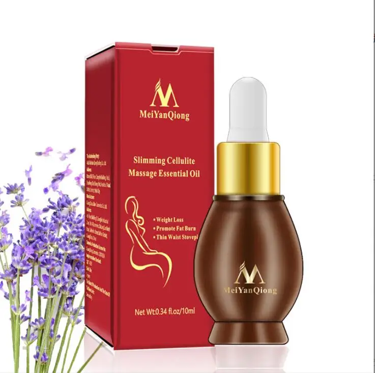 MeiYanQiong Slimming Massage Essential Oil Weight Loss Accelerating Fat Burning Promote Metabolism Slimming Waist Firming Body