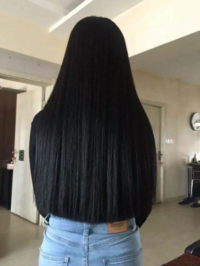 Raw chinese human hair in new york fish line hair extensions