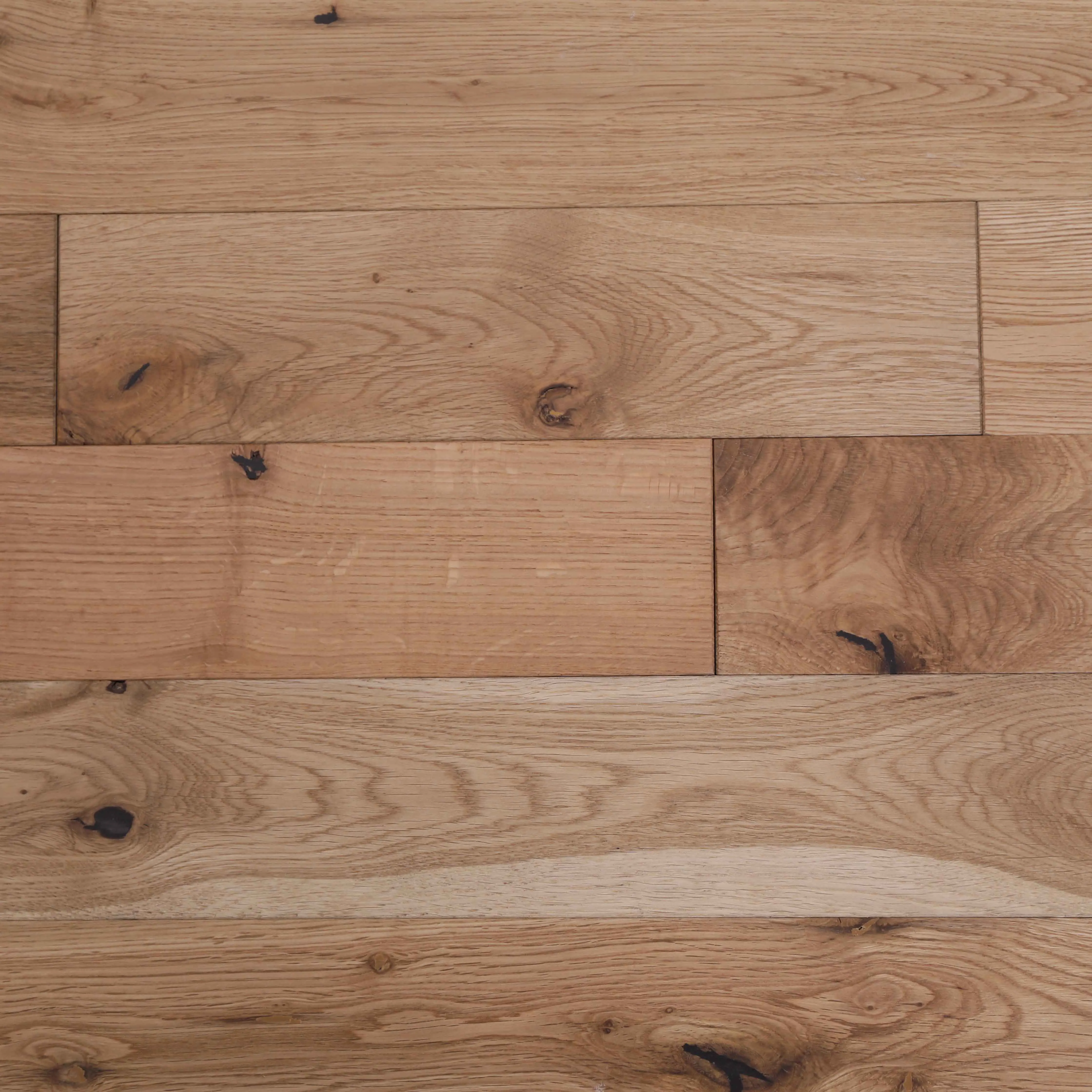 
Long Plank Solid Wood Light Oak Natural Oiled Flooring 