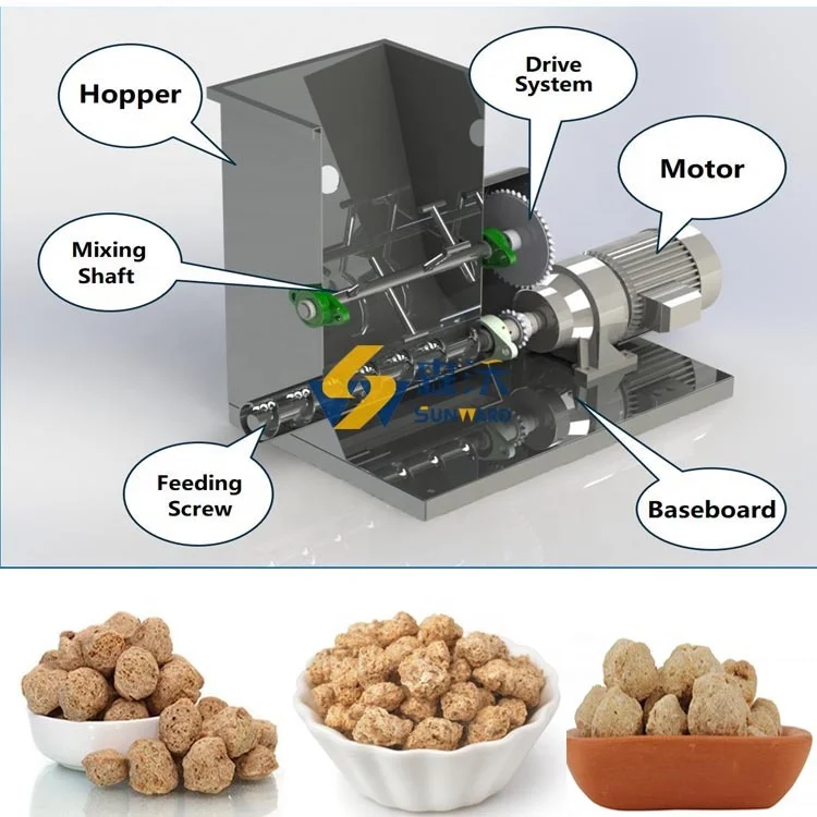 Hydrolyzed Soy Protein Equipment Vegetarian Meat Plant