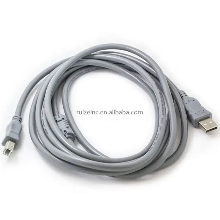 Oxygen-free copper gray USB 2.0 printer cable scanner data cable connection cable