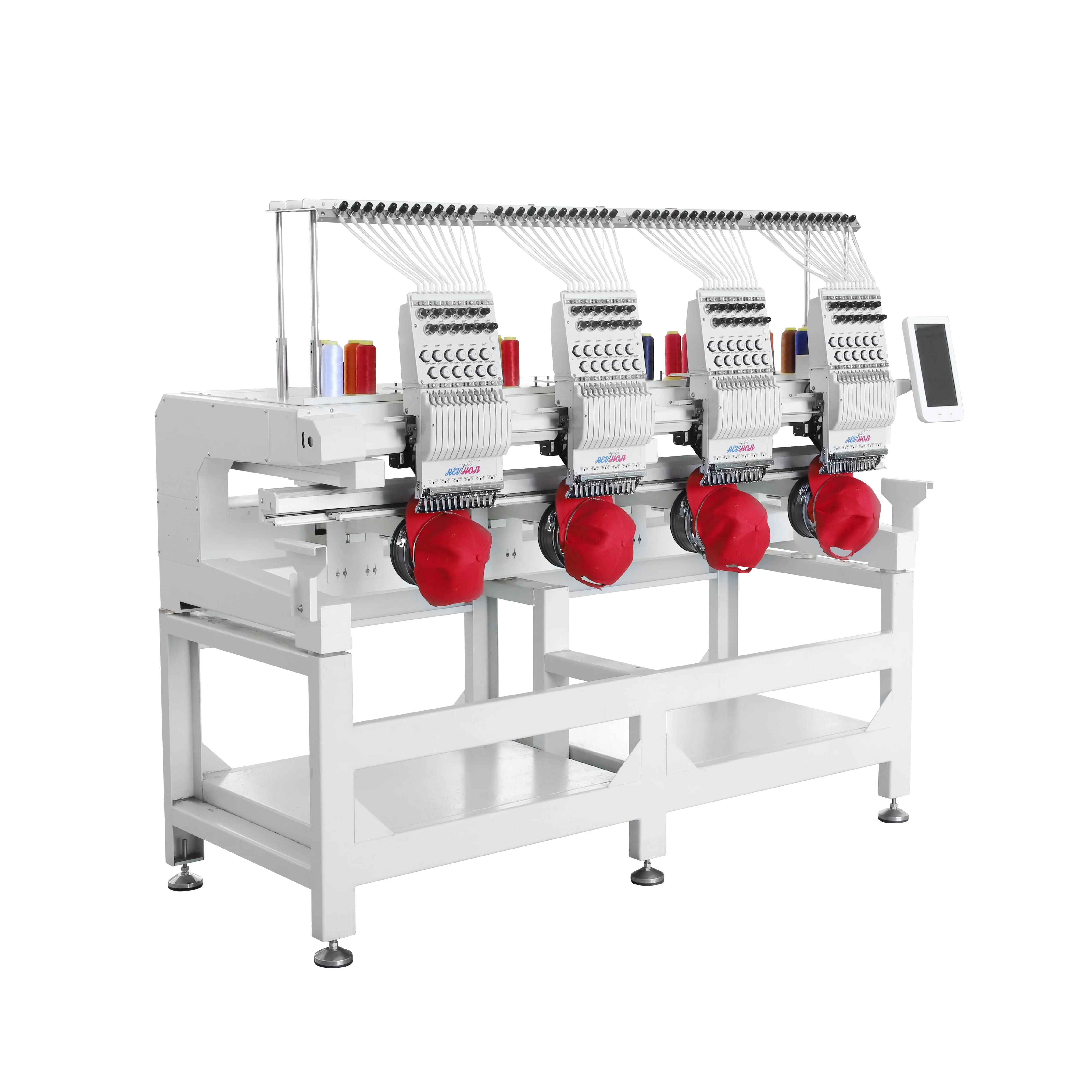 QHM factory 4 head 9/12/15 needles high quality and precision embroidery machine