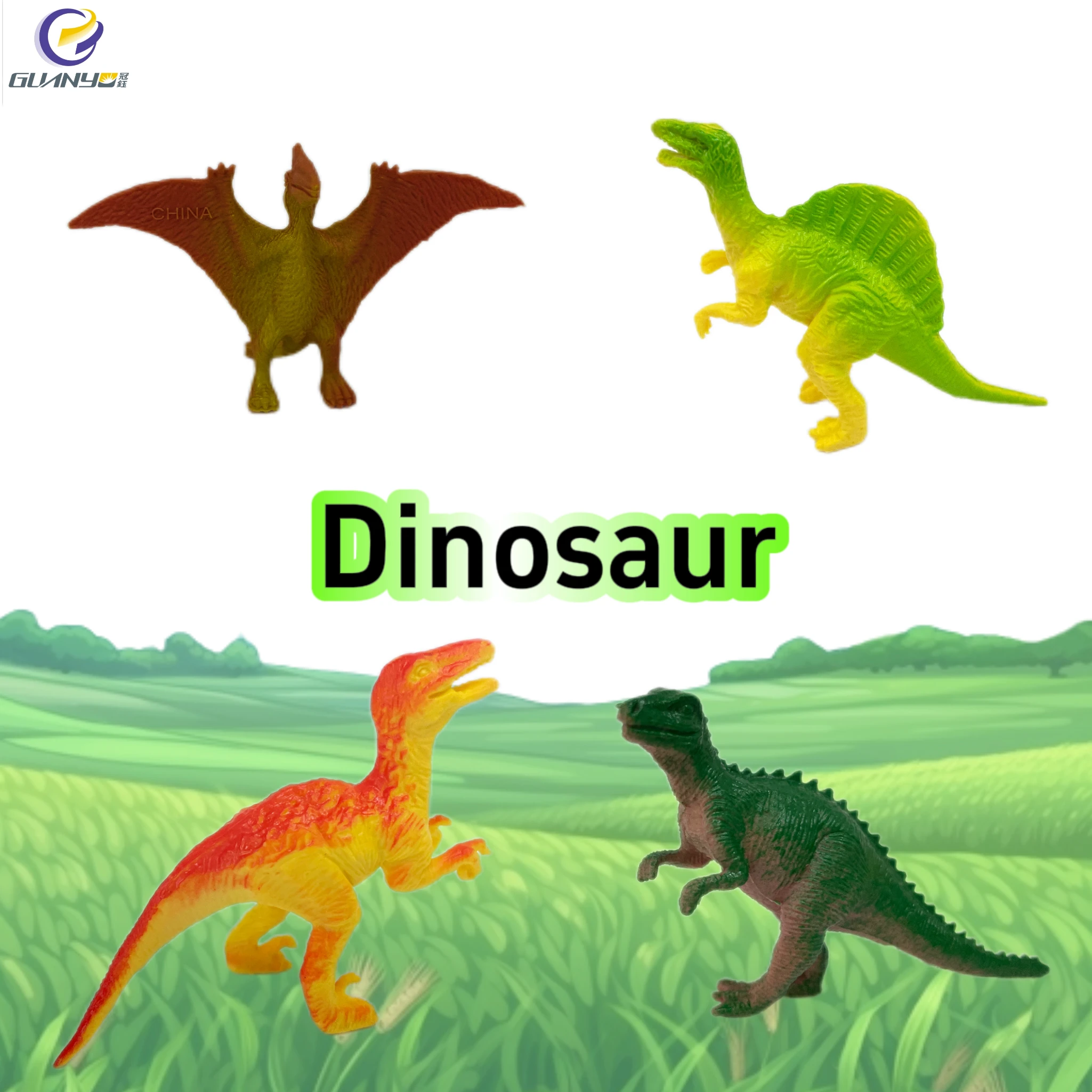 Wholesale Hot Selling Mini Dinosaur Model Toys 13 Plastic Dinosaur World Animals Game Simulation Set Gift Theme Park For Kids