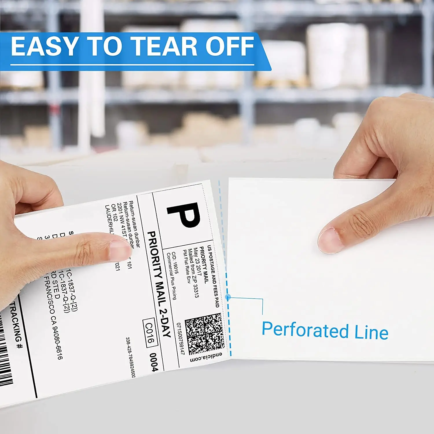 thermal labels 58x40 Thermal Paper Label Rolls Self-Adhesive Paper Label for shipping packaging