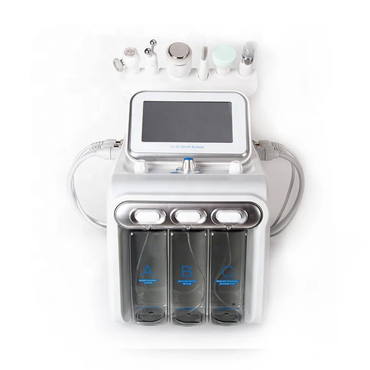 spa multifunction silk peel aqua hand held water crystal facial care micro hydro dermabrasion machine with magnify