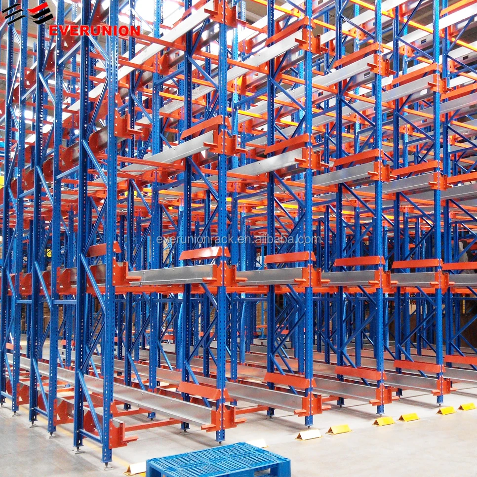 Industrial High Density Warehouse Pallet Racks Electric Radio Shuttle Racking with CE and ISO