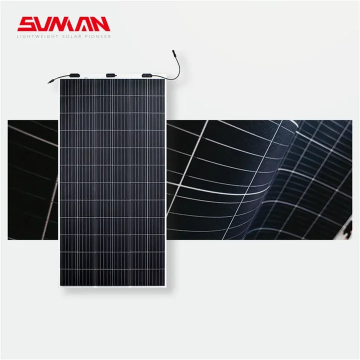Best Price High Quality Sunman SMF520j-12X12uw Flexible Solar Panel 520W Waterproof and High Efficiency