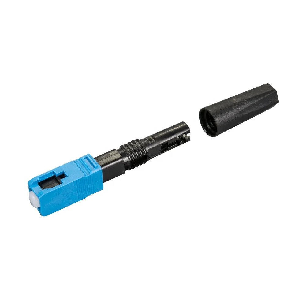 Mechanical SM Assembly equipment upc 0.9mm drop cable tool optical ftth sc quick SC/UPC Optic Fiber Fast Connector