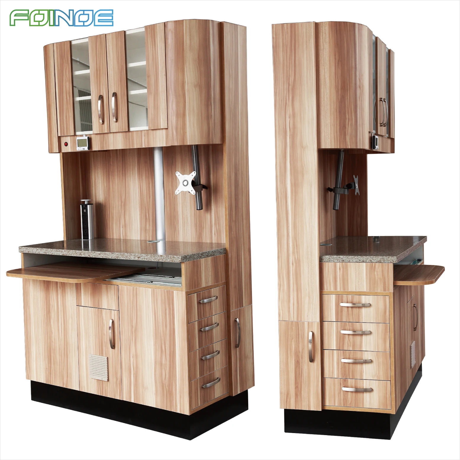 Medical Hospital Custom Trolley Dental Office Lab Laboratory Cabinet Furniture for Clinic with Sink for sale