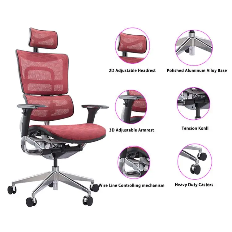JNS 801 full mesh ergonomic chair  executive office chair ergonomic mesh chair for boss and manager