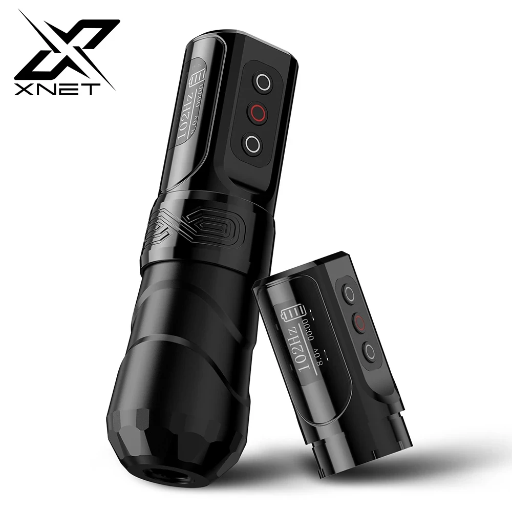 XNET FLUX MAX 2400mAh Coreless Motor 4.0mm Stroke Professional Wireless Tattoo Pen Machine Gun for Tattoo Artist Body Art