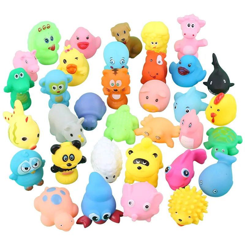 Animals Squirter Bath Toy Kids Party Favors Toddlers Toys Baby Shower Colorful Assorted Floating