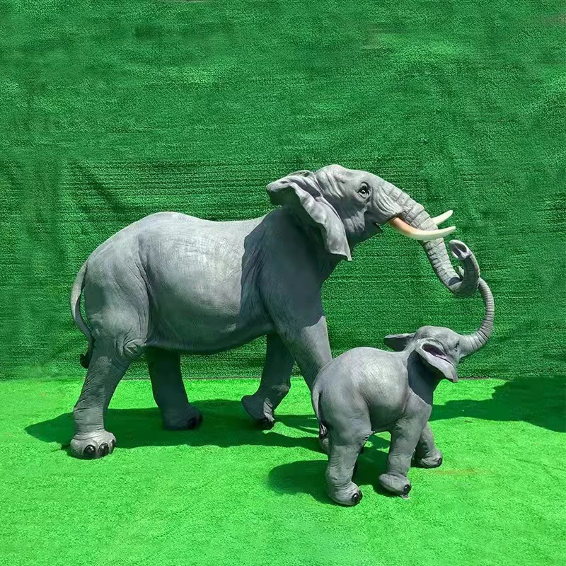 high quality elephant outdoor garden multipurpose custom logo bronze animal sculpture