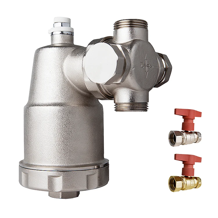 22mm Valves Underfloor Heating Systems Chrome Plated All Brass Boilers Magnetic Filter