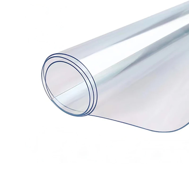 Soft Thick PVC Film For Waterproof Clear PVC Travel Transparent Storage Bags Production Table Mat