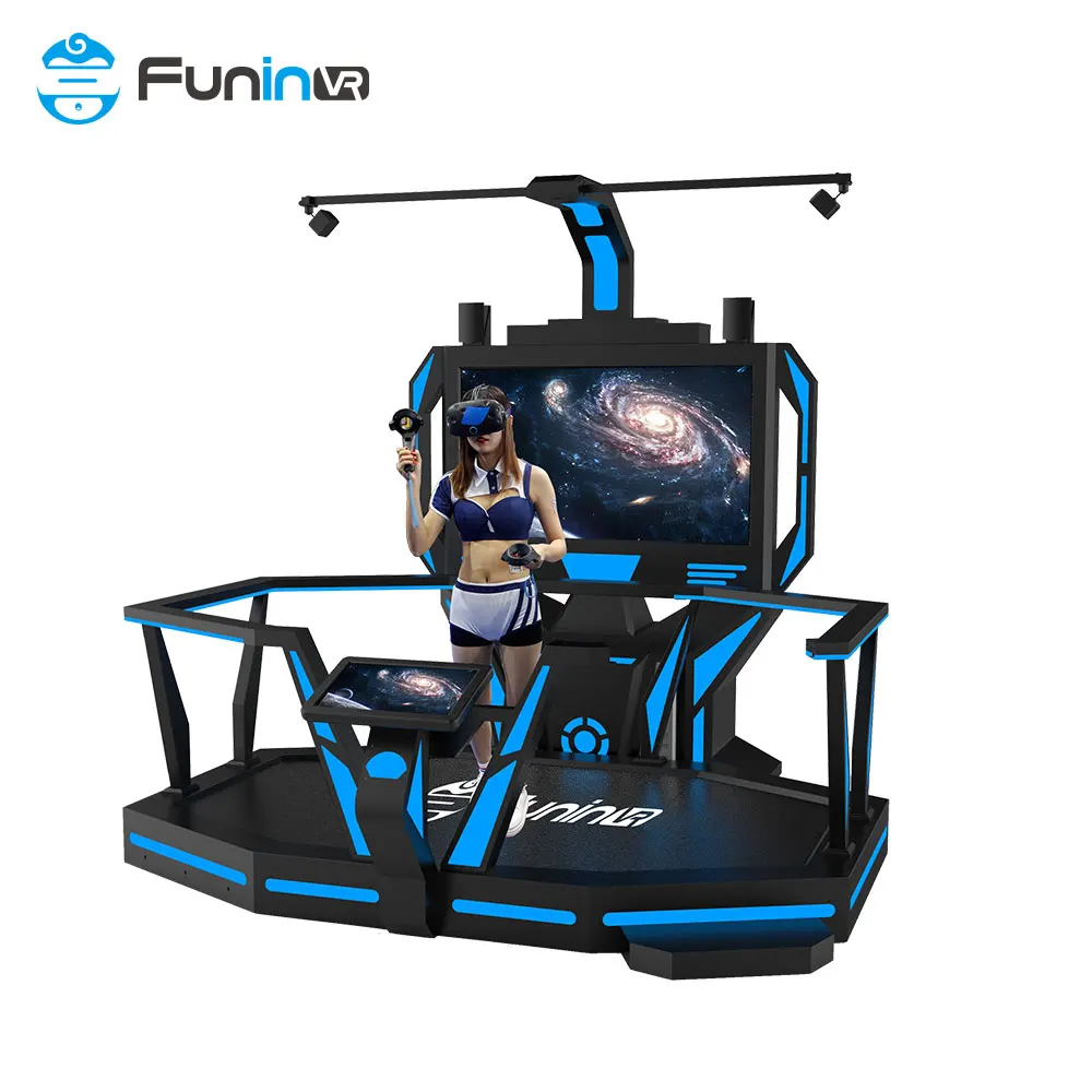 FuninVr Shooting 9d Ar Simulation virtual reality stand in shooting machines 2024 New Arrival Stand In Zombie E-Space VR Walk