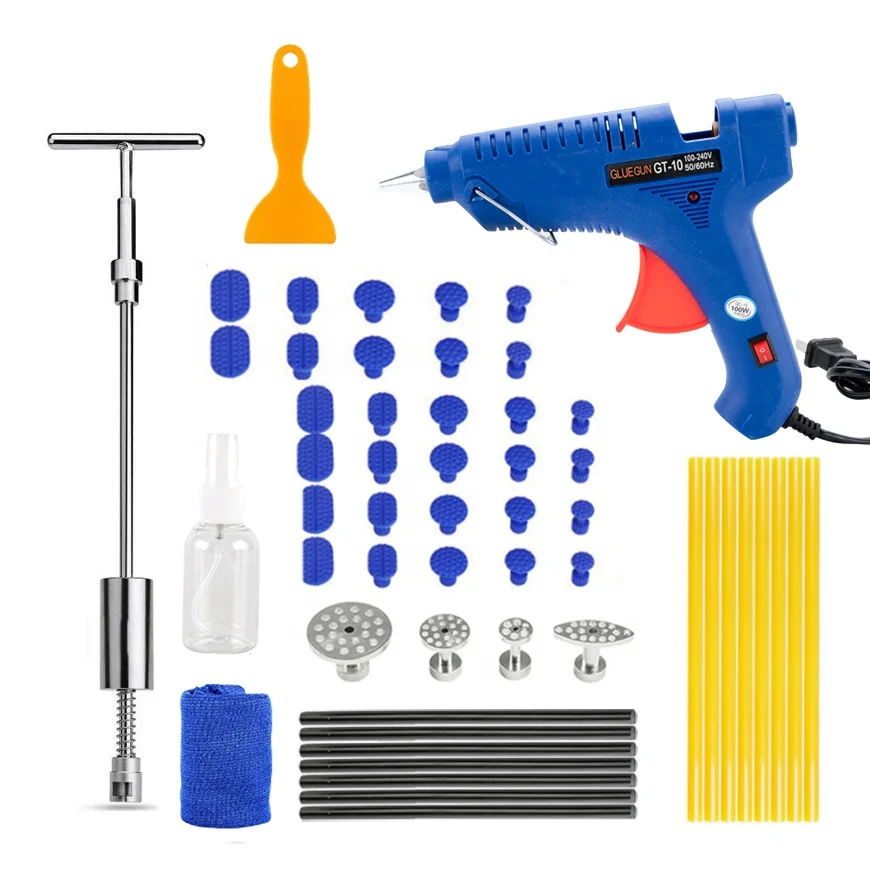 Car Body Repair Tool Dent Repair Kit Car Dent Puller with Glue Puller Hail pit repair tool