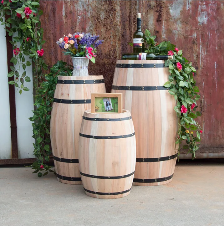 
Log color beer barrel wooden barrel 