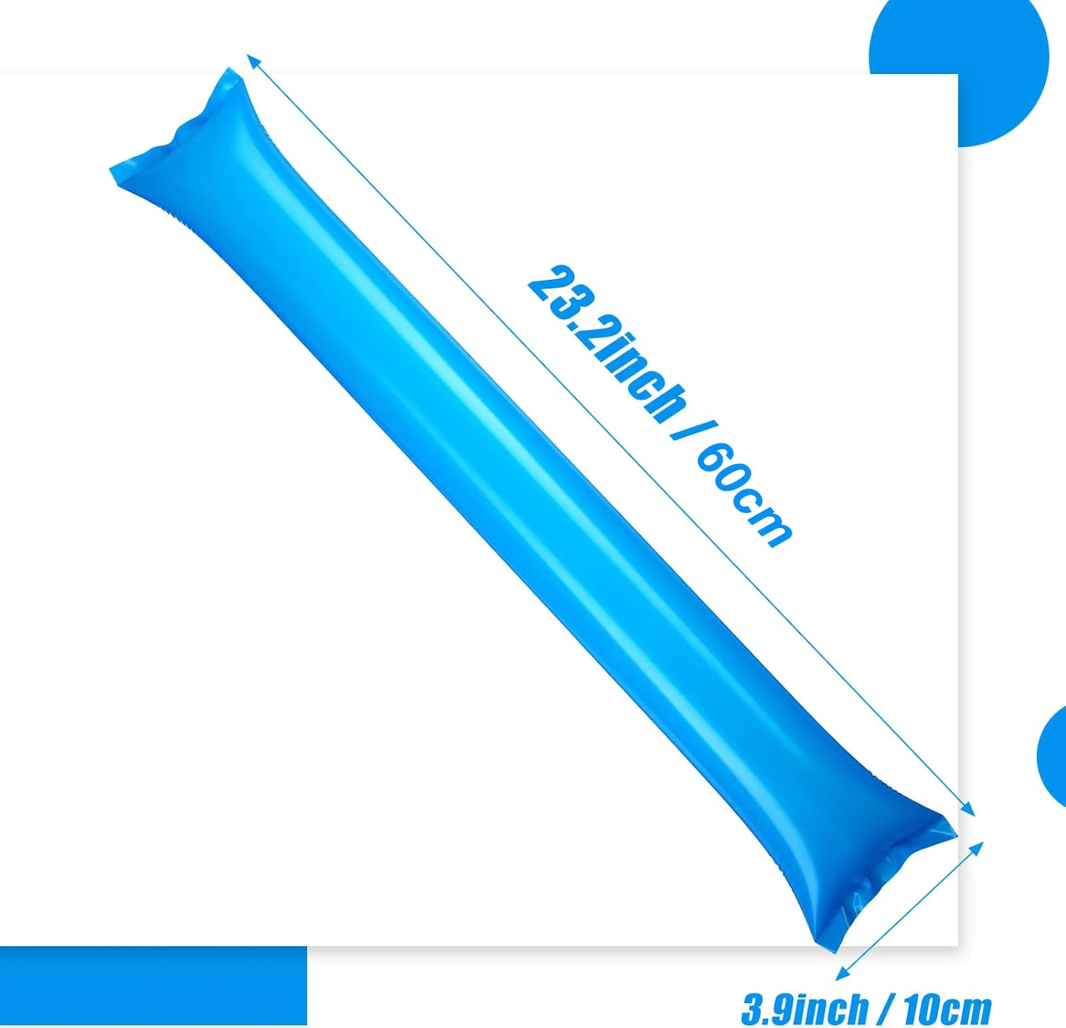 wholesale Custom 60cm Cheering Stick Balloon Inflatable Thunder Bang Clapping Cheers Inflatable Sticks Toys for Sporting Event