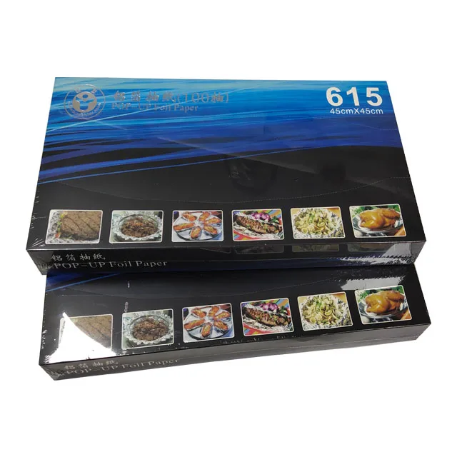 
New Design POP-UP Foil Paper Catering Cooking Aluminum Foil 