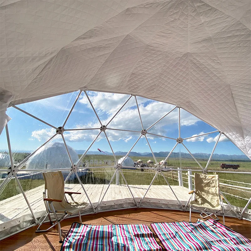 Outdoor exhibition dome transparent Starry roof tent aluminium alloy party tent hotels including weddings