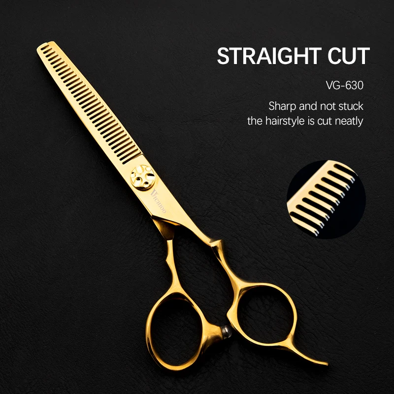 6.0 Inch Barber Shears Scissors Professional Barber Scissors Stainless Steel Scissors