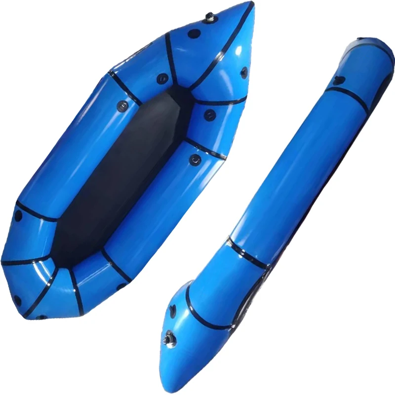 self bailing lake/adventure/whitewater/river TPU light weight Inflatable Life Raft Pack Raft