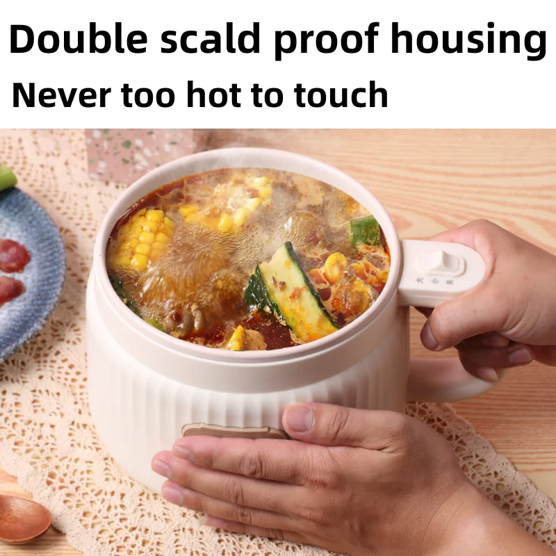 Manufacturer 1.6L Electric cooking pot noodles rice cooker multi-function electric skillet for 1-4 person